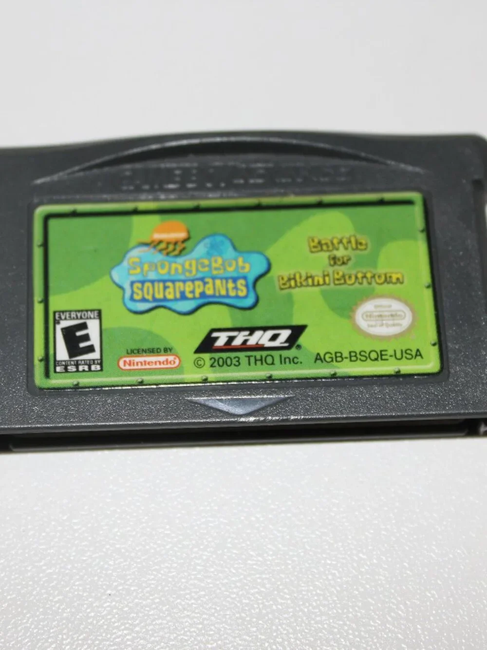 SpongeBob SquarePants Battle for Bikini Bottom Nintendo Game Boy Advance Tested